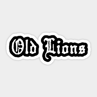 Old Lions - 'Danse Macabre' Era Logo Sticker